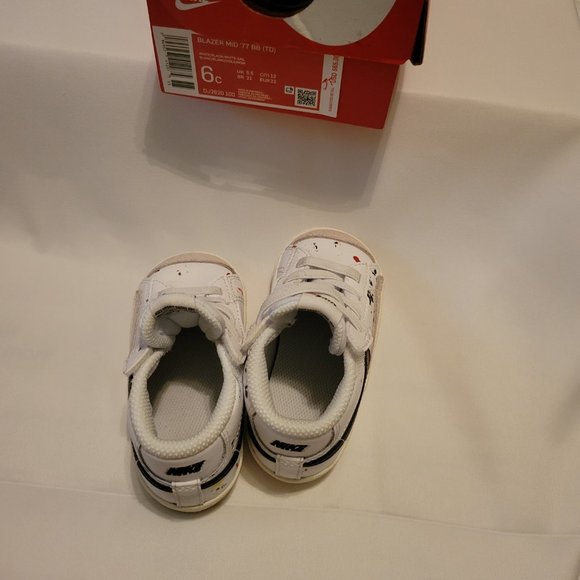 NIKE Blazer Mid '77 BB Splatter Sneaker - SIZE 6 - Picture 3 of 7